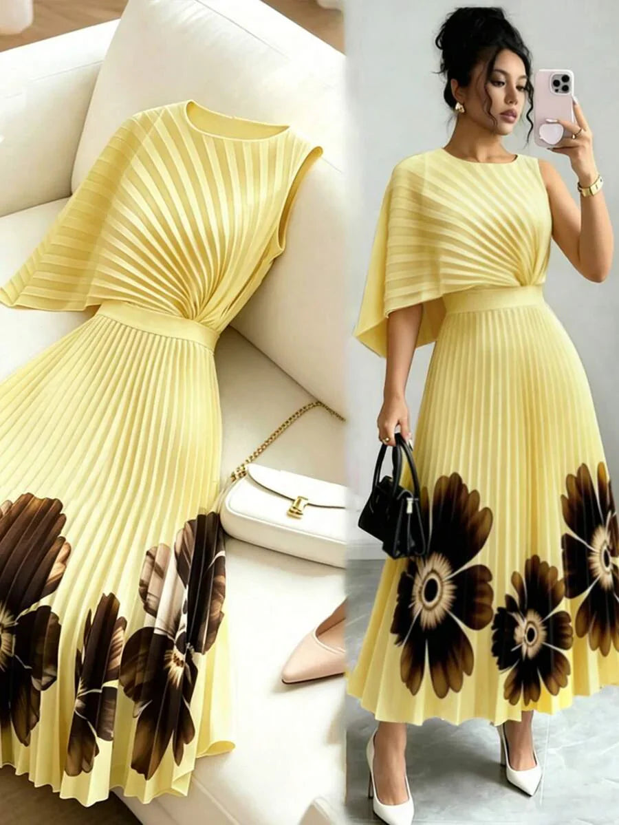 Wendy | Pleated Midi Dress