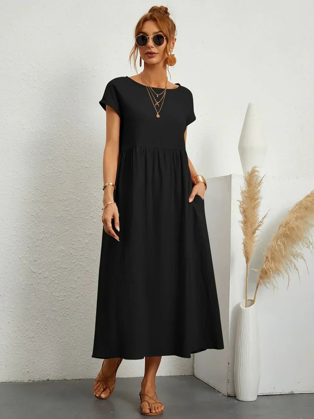 Vera | Flowing Midi Dress